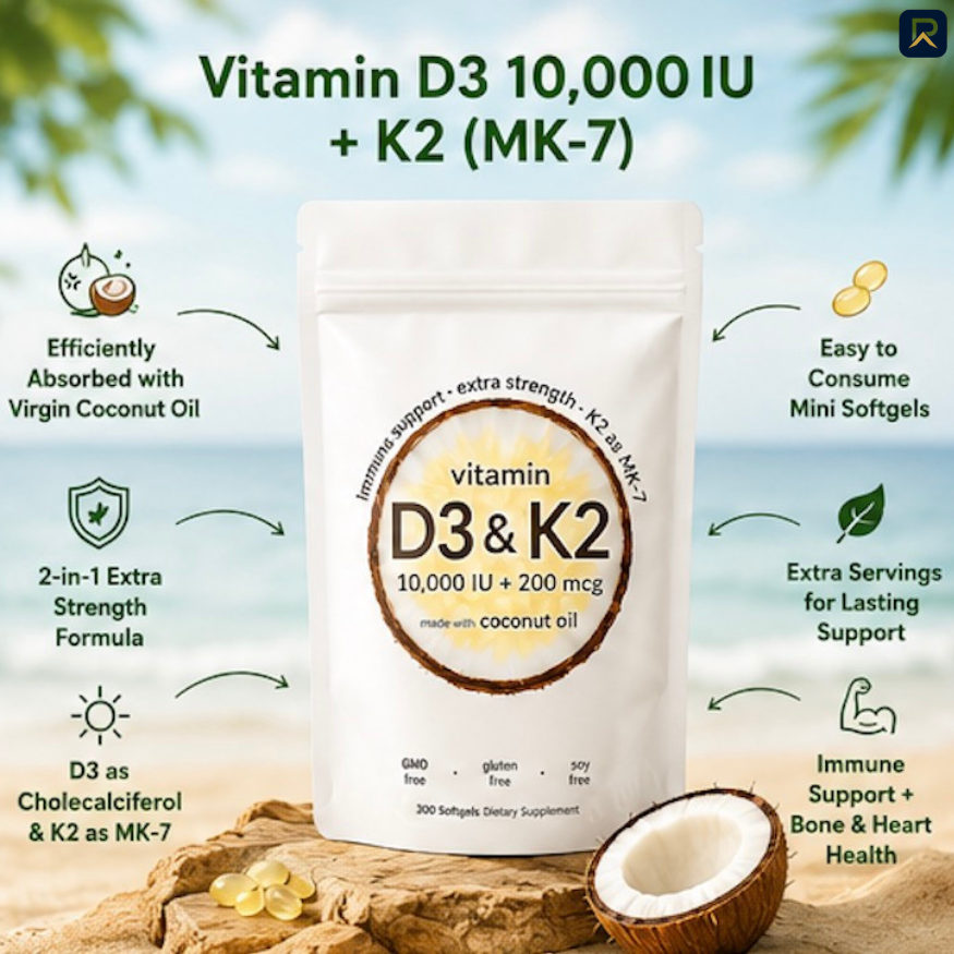 PinnacleVitamin D3+K2 Precision
